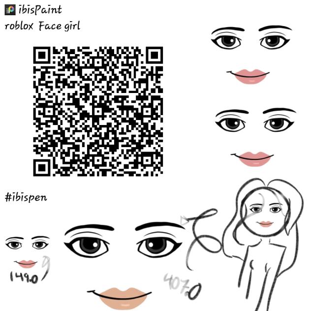 roblox face girl - ibisPaint