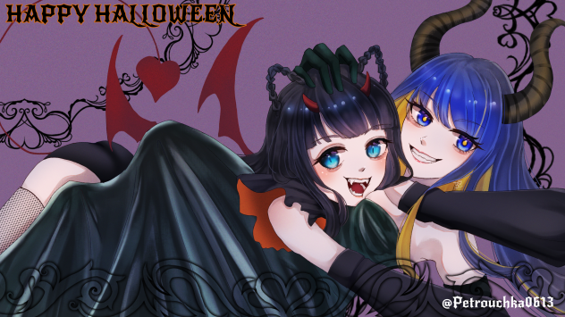 ハロウィンうちの子