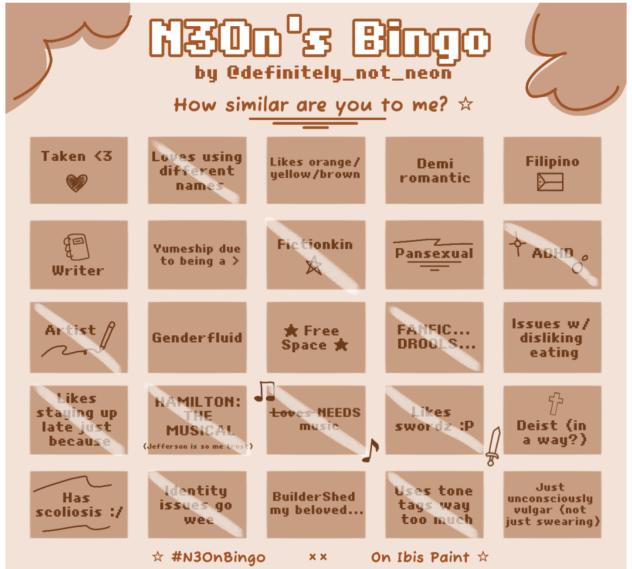 N30n Bingo