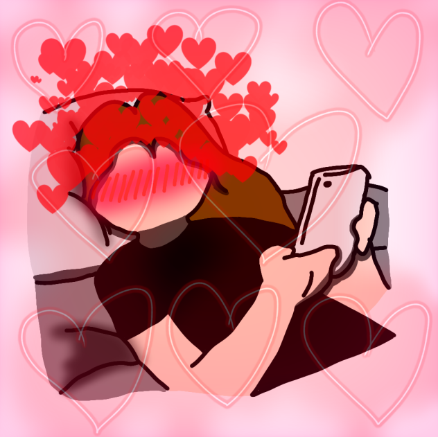 Me,when someone likes or writes comment♡