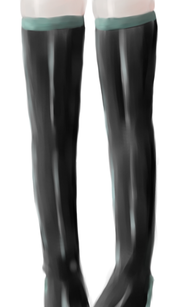 初音ミクの足