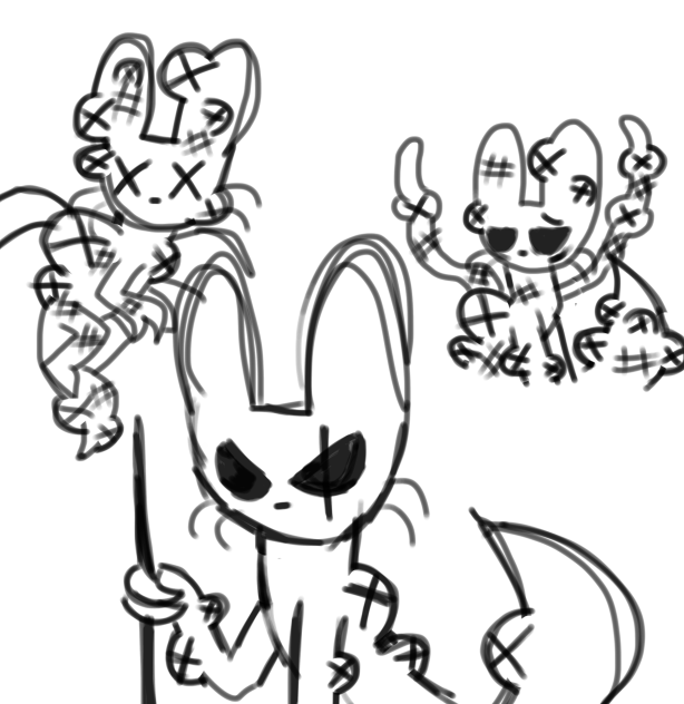 (HUNTER SPOILER WARNING) Hunter doodles