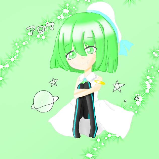 アロマさんの惑星ループ塗ってみた！