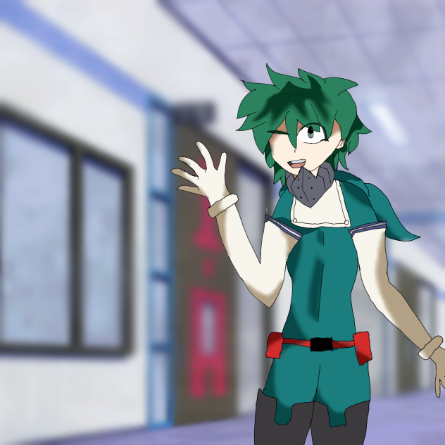 My hero academia deku fanart