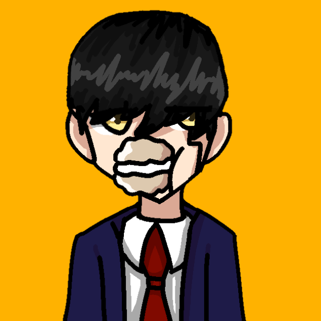 Mash eating cream puff