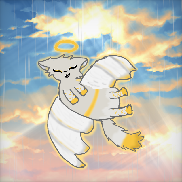 Angel cat