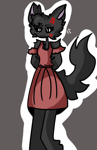 gray in a dress 👗 🤣