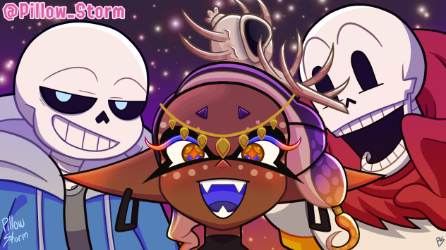 Splatoon Plaza Post - Frye Sans Papyrus