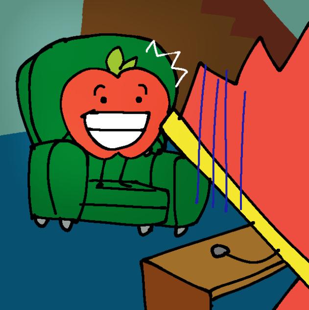 Apple you can sit down if you want…