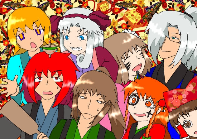 線画取り込みだがお正月