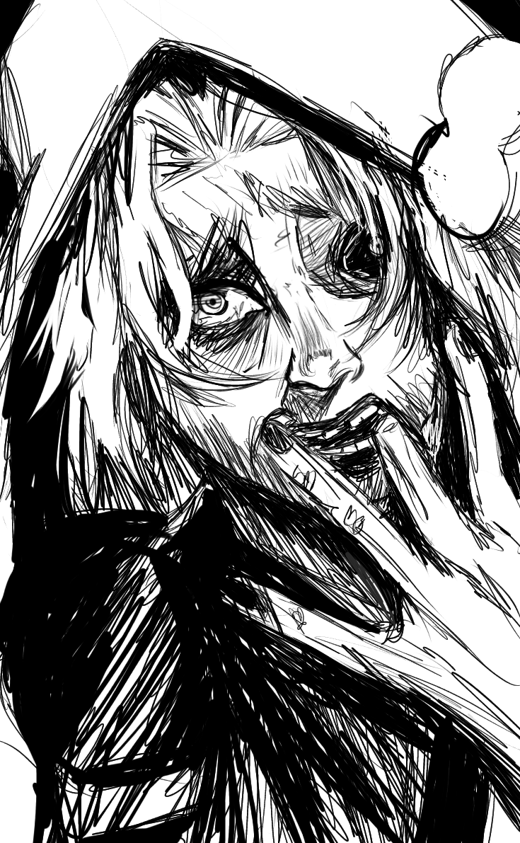 tokyo ghoul redraw panel - ibisPaint