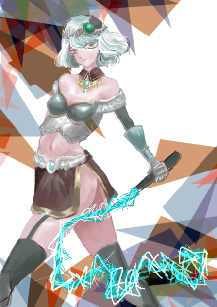 戦う女の子 ibisPaint