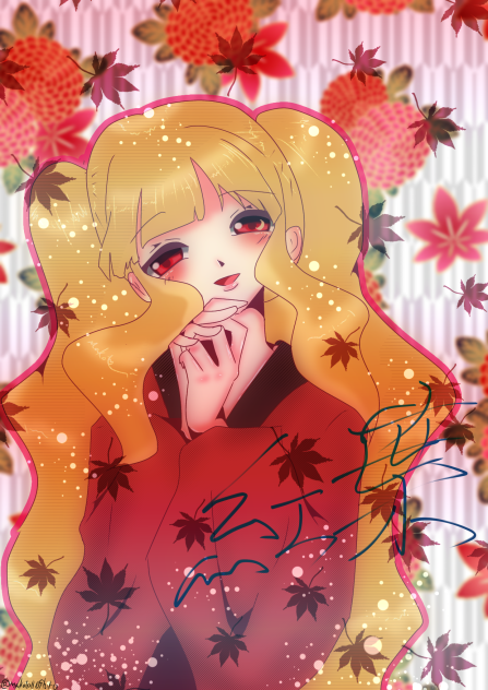 紅葉くん　フォロワーさんの子描きました