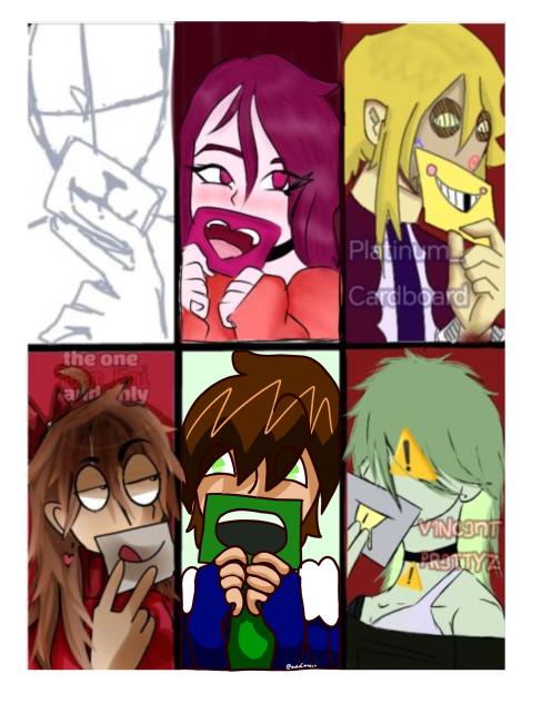 card over face collab