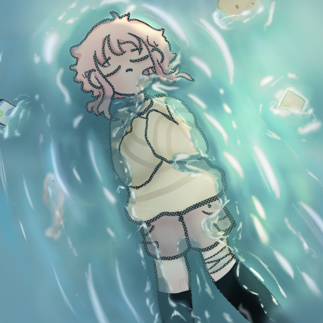 Drifting away from reality - ibisPaint