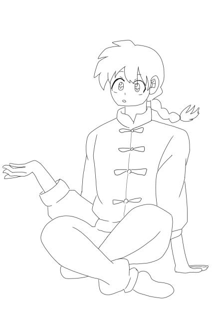 らんま塗り絵