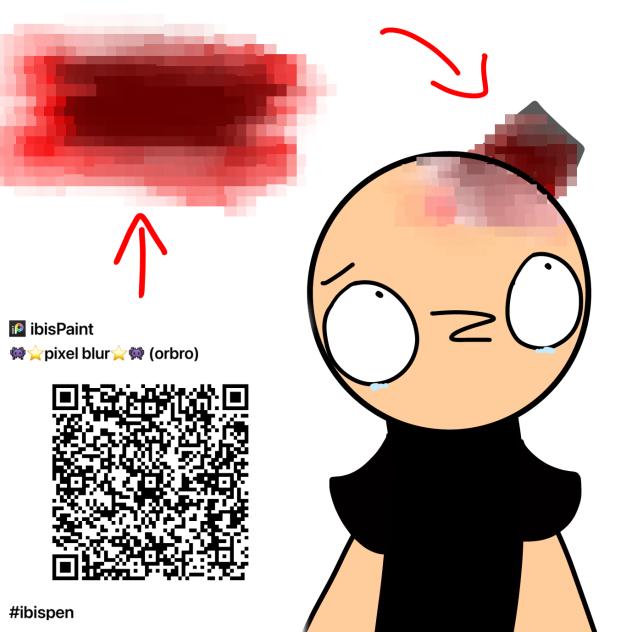 Pixel blur brush