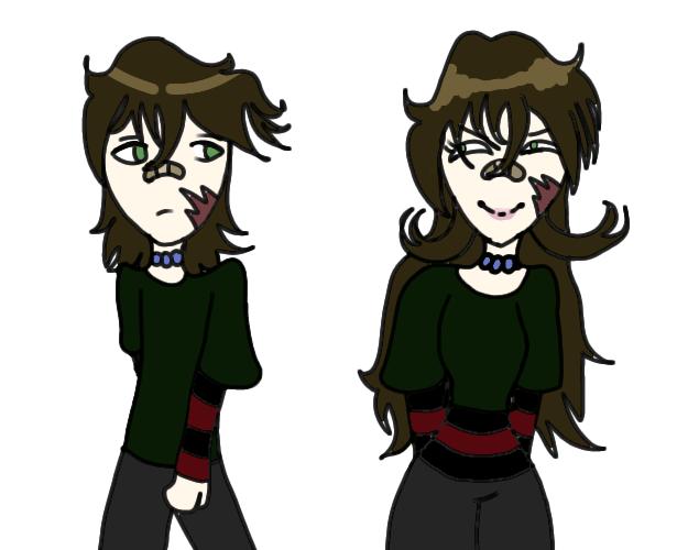 gender bent au of luca