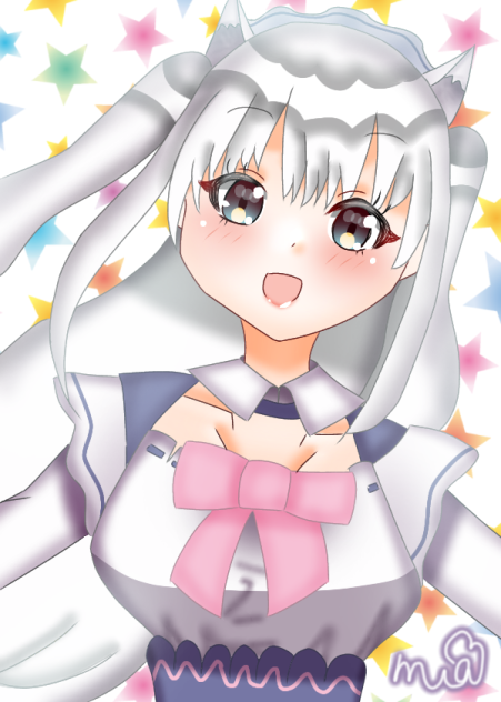 ゆきんこ様！22fabric♡yukiemon.限定ムーディーバー♡黄昏ピンク ゆきんこ - ibisPaint
