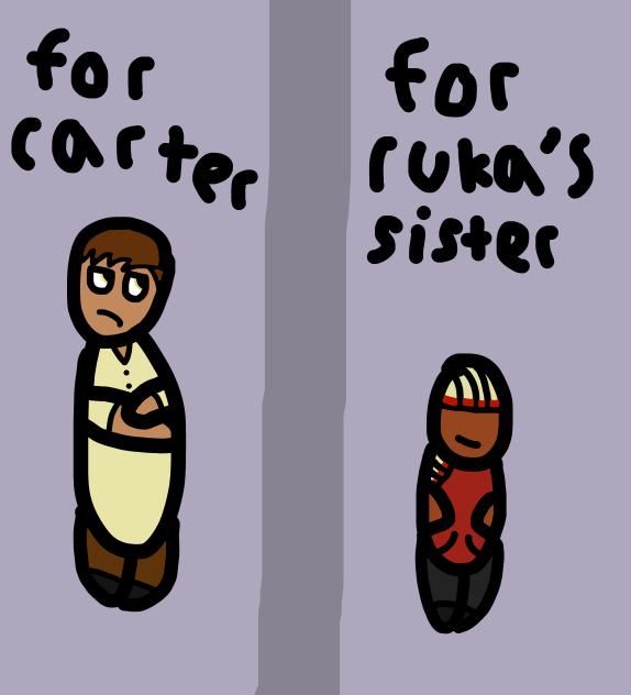 Two other character to fit in“he’s mine”