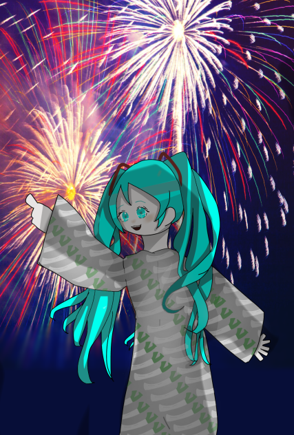 君と花火