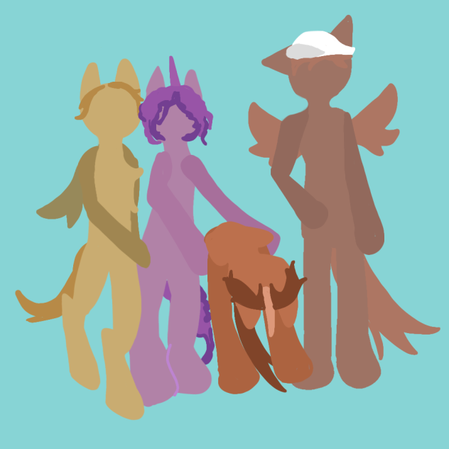 Cuarteto de Nos versión pony - ibisPaint
