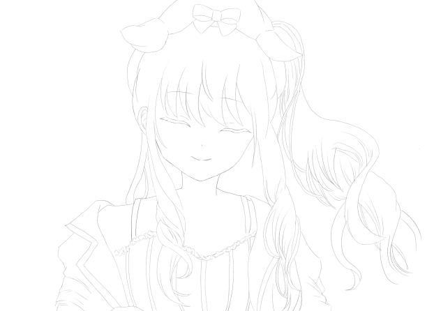 瑞希 線画