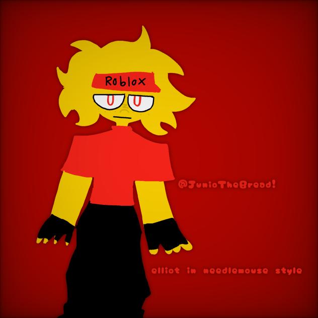 Elliot in needlemouse style 🍕