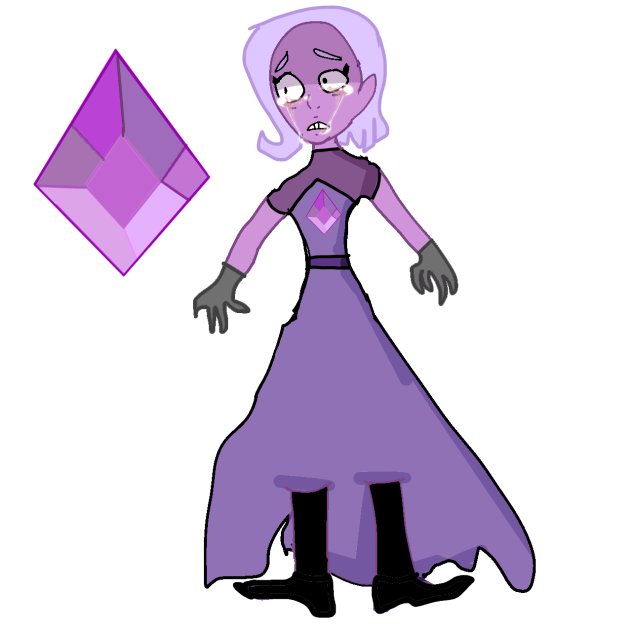 Violet diamond Steven universe AU