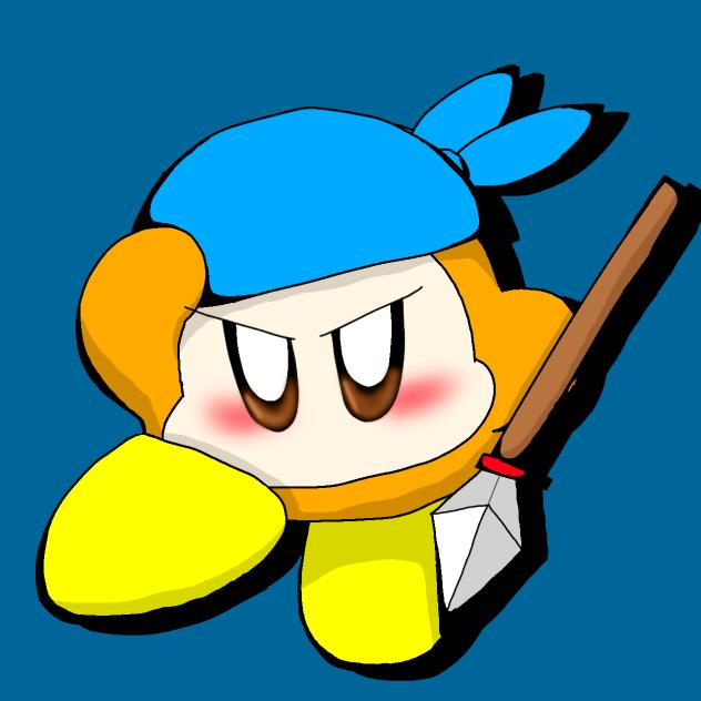 塗り絵!　バンダナワドルディ