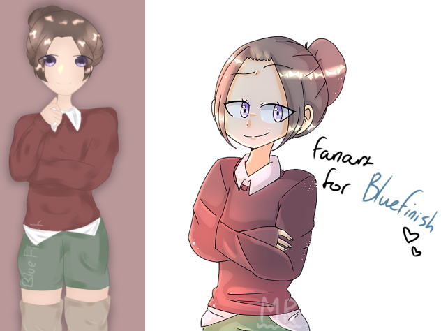 Fan art For BlueFinish! ❤️