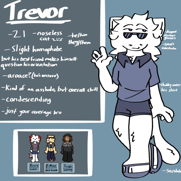 finally made a Trevor reference page 🔥