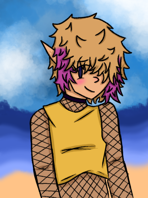 At da beach - ibisPaint