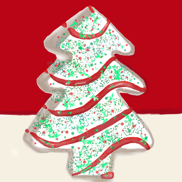 Christmas cake - ibisPaint