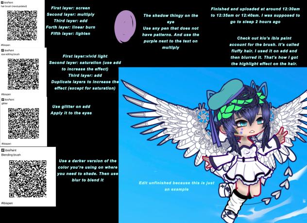 Gacha life editing pens