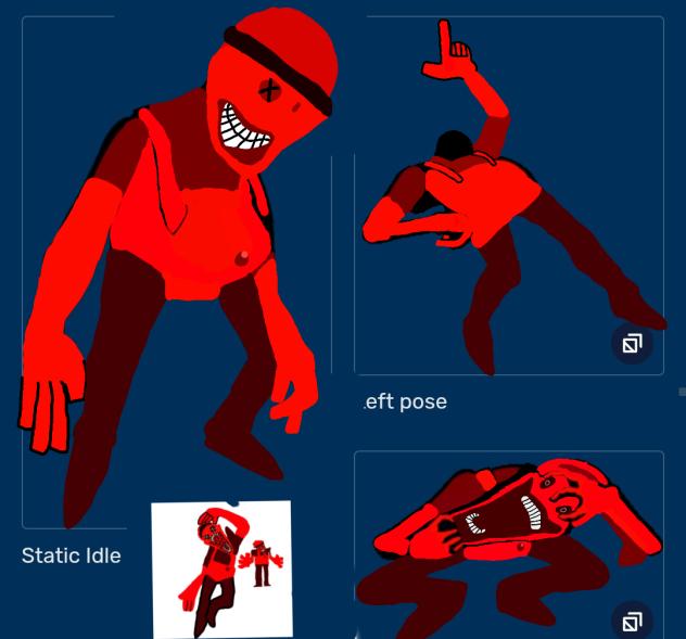 Rest of Mr Unreals poses