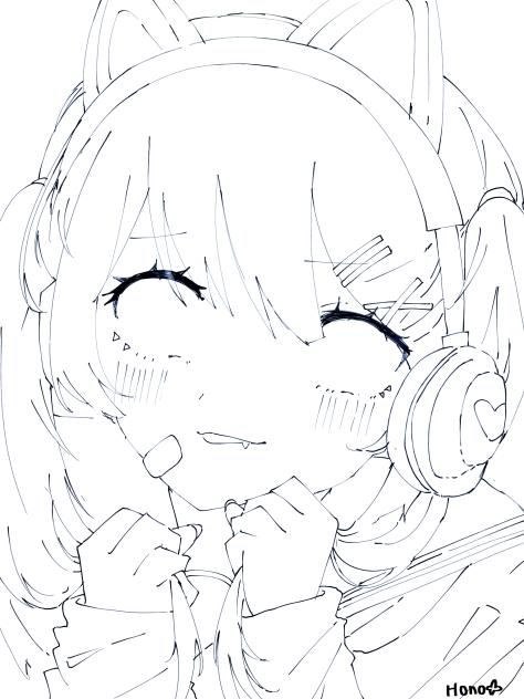 お線画