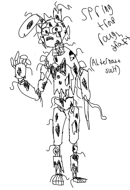Springtrap rough draft (Alternate suit)