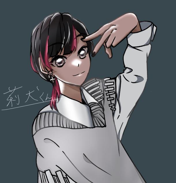 莉犬くん　実写イラスト化