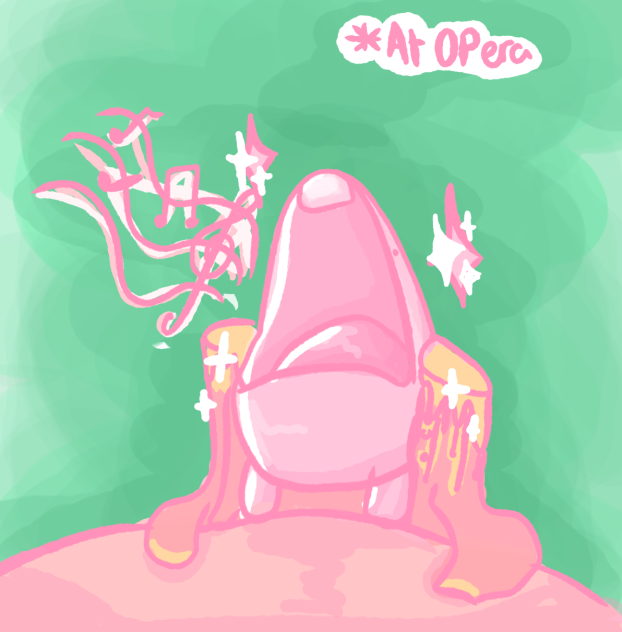 He got in to the opera