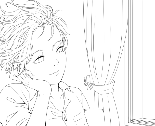 ☆春の足音☆(線画)