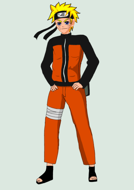Drawing tutorial - Drawing Naruto
