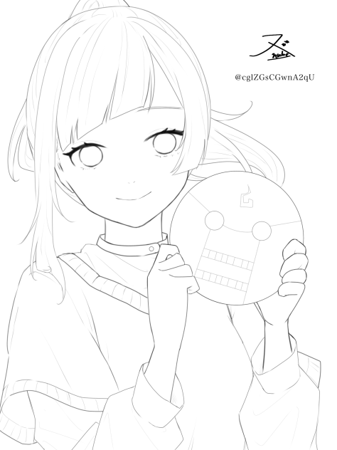 MECHAMARU CHOCO🍫 線画