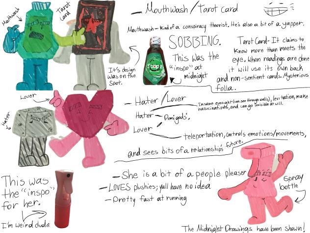 The midnight drawings