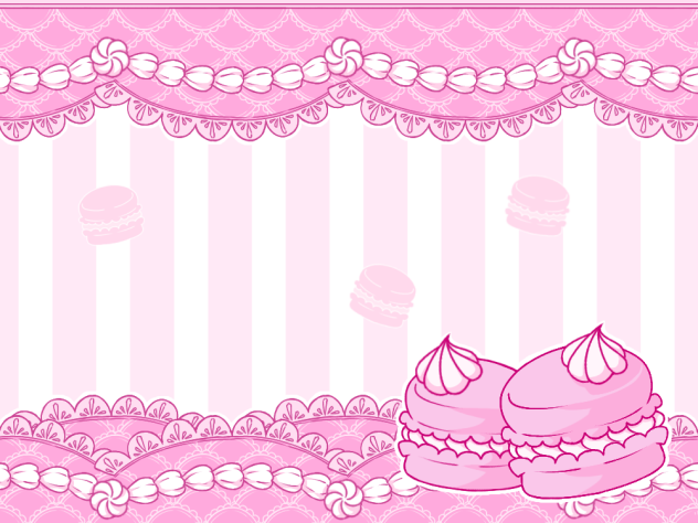 お菓子な壁紙(マカロン)