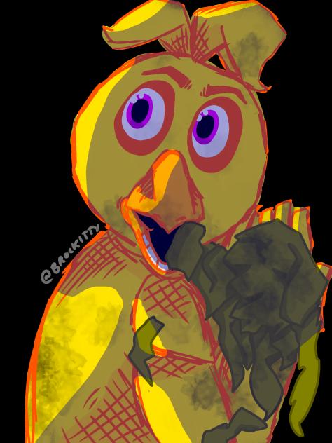 “I’m a bird who likes to eat!”(CHICA)