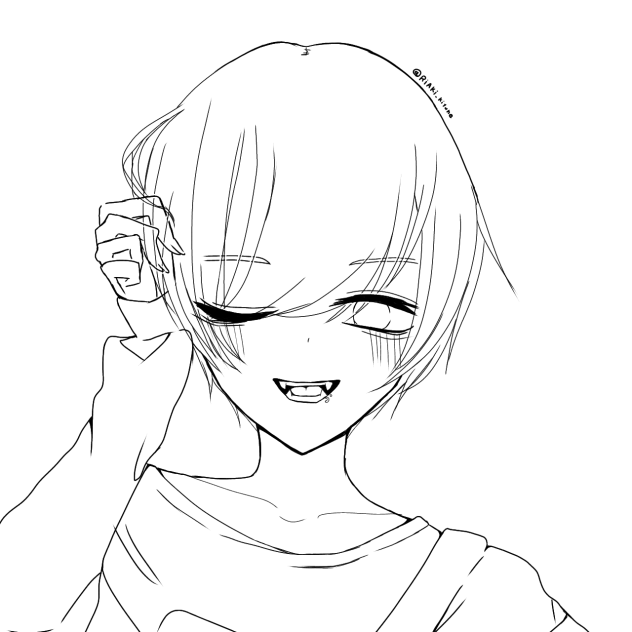 線画７