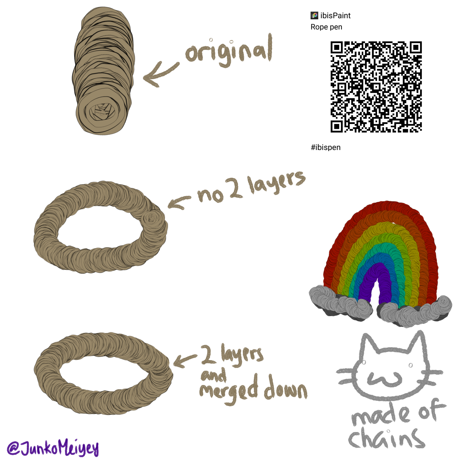 Rope pen, brush ibisPaint