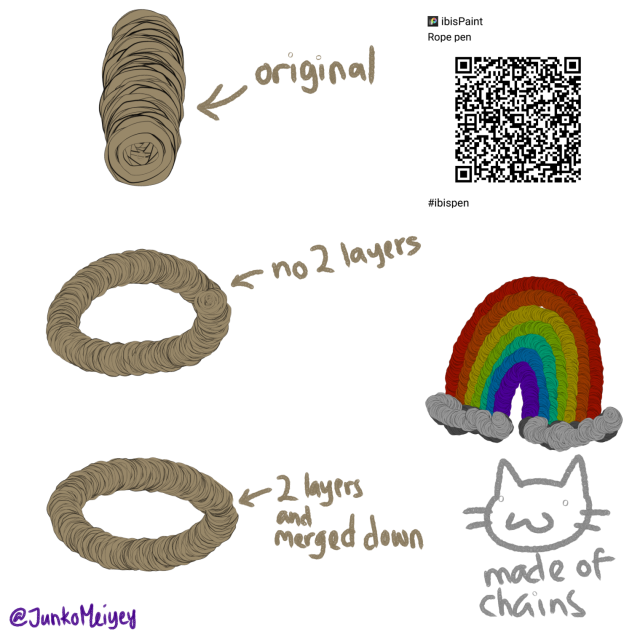 Rope pen, brush ibisPaint