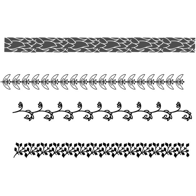 IBM4633 Plants Ornaments or laces9